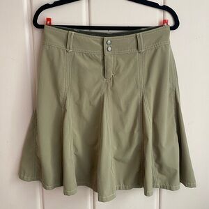 Athleta Khaki A-Line Skirt